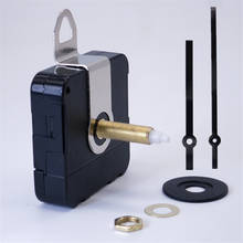 DHL 100 juegos 31mm eje reloj de cuarzo mecanismo paso a paso con gancho pared reparación herramienta piezas silencioso Kit conjunto DIY puntero negro 2024 - compra barato