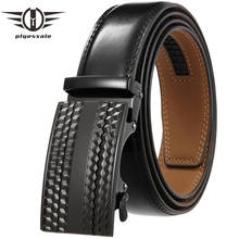 Original Leather Belt For Men Luxury Brand Automatic Buckle Mens Formal Belts Casual Strap Male Adjustable 3.5cm Width B297 2024 - buy cheap