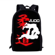 Haoyun crianças mochila artes aikido judô padrão crianças escola sacos de livro legal karate kongfu design adolescentes sacos de escola 2024 - compre barato