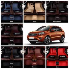 Car Floor Mats Leather Foot Mats for Renault Latitude Koleos Megane Kadjar Duster Laguna Auto Carpet Cover Car Floor Mat 2024 - buy cheap