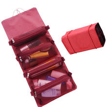 1set Travel Cosmetic Bag Women Mesh Make Up Box Bags Beautician Necessarie Toiletry Makeup Brushes Lipstick Storage Organizer 2024 - buy cheap