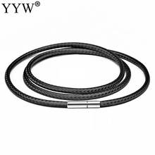 Women/men Fashion Jewelry Choker Necklace Lace Chain Wax Rope Cord Necklace With Stainless Steel Clasp For Jewelry Making Brand 2024 - buy cheap