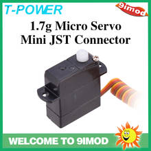 Alta qualidade t-power 1.7g micro digital servo mini jst conector para rc quadricóptero com asa fixa drone 2024 - compre barato