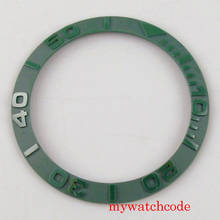 38mm Brushed Green Ceramic Bezel Insert For 40mm Sub Mens Watch 25 2024 - buy cheap