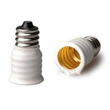 6-pack e12 a e14 branco bulbo conversor led suporte de luz adaptador de lâmpada soquete changer alta qualidade