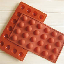 Forma de silicone hemisférico de 3 tamanhos, molde para fabricação de cubos de gelo de chocolate, biscoito, ferramentas de bolo, molde de doces 2024 - compre barato