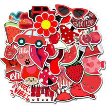 50 PCS Cartoon Red VSCO Girls Stickers For Chidren Toy Waterproof Sticker to DIY Bicycle Laptop Helmet Car Decals 2024 - buy cheap