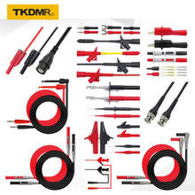 TKDMR 18 in 1 Pluggable Multimeter probe Alligator Clip test leads kit automotive probe set IC Test hook BNC-Test cable 2024 - buy cheap