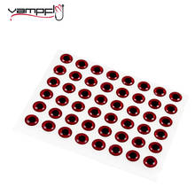 Vampfly 100PCS Red Holographic 3D Fish Eye Fly Tying Streamer Bait Fish Eyes Lure Making Eyes 2MM to 10MM 2024 - buy cheap