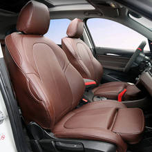 Tampas de assento de carro universal 5-seat fileira da frente + assentos de carro da fileira traseira almofada protetor para bmw x1 2024 - compre barato