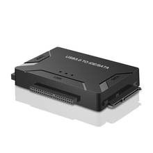 USB 3,0 для SATA IDE ATA адаптер для передачи данных 3 в 1 для ПК ноутбука 2,5 "3,5" HDD жесткий диск драйвер HDD SSD конвертер с адаптером питания 2024 - купить недорого