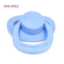 Dummy pacifier Dolls Accessories Reborn baby doll magnetic pacifier wholesale pink blue 2024 - buy cheap