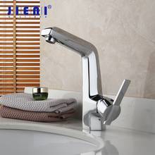 JIENI Solid Brass Bathroom Waterfall Facuet Sink Mixer Tap Chrome Bathroom Waterfall Basin Faucet Single Handle Basin Faucet 2024 - buy cheap