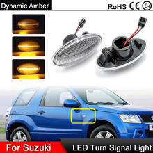 Clear Lens LED Side Marker Light Dynamic Amber Turn Signal Lamp For Suzuki Grand Vitara Splash Swift SX4 Jimny APV  Opel Fiat 2024 - buy cheap