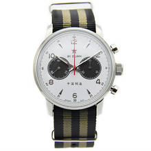 SEAKOSS REDSTAR Panda Pilot Chronograph Watch Mens 42mm ST1901 Seagull Movement Hardlex Men Mechanical Watches 1963 Swan-Neck 2024 - buy cheap