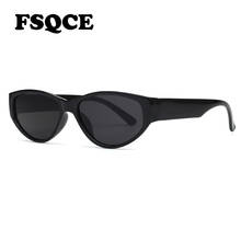 FSQCE Vintage Cat Eye Women Sunglasses Ladies Newest Fashion Personality Pink Black Cateye  Sun Glasses Female UV400 2021 2024 - buy cheap