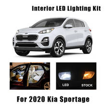 10pcs Branco Sem Erro Canbus Car Luz Interior Lâmpadas LED Para Kia Sportage 2020 Dome Mapa Reading License Plate lâmpada 2024 - compre barato