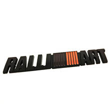 Car Accessories Badge Stickers for RALLIART Logo Auto Metal Emblem Decals for Mitsubishi ASX Lancer Colt Galant Eclipse L200 2024 - buy cheap