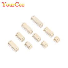 Conector de passo ph2.0 2.0mm, smd 2p 3p 4p 5p 6p 7p 8p 9p 10p 2mm, soquete horizontal 2mm, conector de passo smt smd, 50 peças