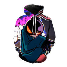 Толстовка с капюшоном Funkin 3d для мужчин и женщин, свитшот с аниме принтом «пятница ночь», детские пуловеры в стиле хип-хоп, спортивный костюм, одежда для мальчиков 2024 - купить недорого