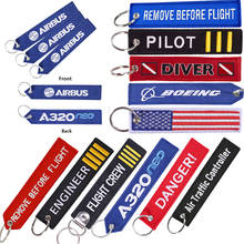 BOEING Keychain llavero Gifts for Motorcycle Car Embroider Key Ring Aviation Gifts Key Ring Tag Fobs Customized Keychains 2024 - buy cheap