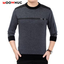 Men's Clothes Homme Sweaters MOOWNUC Pullover Spring Long Sleeve Shirt Fashion Knitted Casual Male Slim Fit Striped Sweaters 2024 - buy cheap