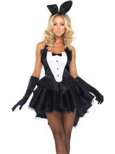 Bunny Girl Rabbit Costumes Women Cosplay Sexy Halloween Adult Animal Costume Fancy Dress Clubwear Party Wear Plus Size 2024 - buy cheap