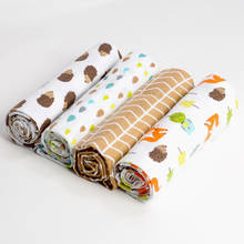 4 Pcs/Lot Baby Blankets Newborn Soft Blankets Cotton Muslin Bath Towel Diapers Swaddle For Photography Milestone Wrap Game Pad 2024 - buy cheap