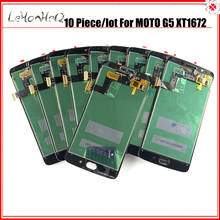 10 piece/lot LCDS For Motorola MOTO G5 XT1672 XT1670 XT1676 LCD Display Touch screen Digitizer Assembly For MOTO G5 LCD 2024 - buy cheap