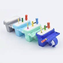 Denta-Regla de bloque de dedo, instrumento de medida de espuma de limpieza, soporte de endodoncia Dental 2024 - compra barato