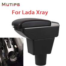 Mutips for Lada Xray x ray armrest box leather arm rest USB port storage box accessories decoration automobile interior parts 2024 - buy cheap