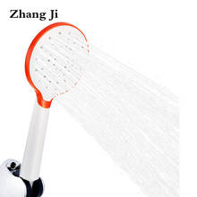 Zhang Ji Ultrathin Candy Color Rain Spray Bathroom Shower Heads Large panel High Pressure Boost ABS Bathroom Round Showerhead 2024 - buy cheap
