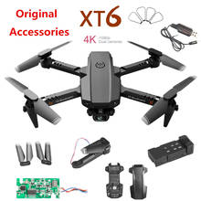 Xt6-mini Dron Original, accesorios, batería de 3,7 V, 500Mah, cuchilla de hélice, línea USB, brazo de Dron, piezas de repuesto de drones XT6 2024 - compra barato