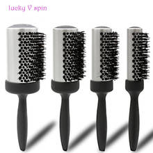 New Curler Magic Ceramic Ionic Hair Round Brushes Aluminum Hair Barrel Comb In 4 Sizes Hairdressing Brushes Hair Styling 2024 - buy cheap