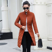 Ladies Winter Jacket Women Abrigos Mujer Invierno Casual Elegant Long Coat Female Warm Chaqueta Mujer XY1852 2024 - buy cheap