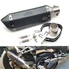 Tubo de escape para motocicleta, silenciador modificado para Motocross, 51mm, para Suzuki gsxs 750 1000 rgv 250 gsr 600 750 GSXR1000 2024 - compra barato