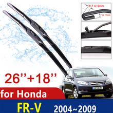 Lâmina de limpador de para-brisa dianteiro, lâmina para limpador de para-brisa compatível com honda visual frv 2004 2005 2006 2007 2008, acessórios automotivos 2024 - compre barato