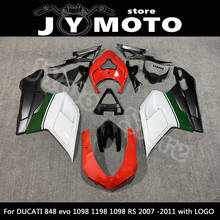 For DUCATI ABS Motorcycle fFairing Kit DUCATI 848 Evo Motorcycle Body Kit 1098 1198 1098 RS 2007 2008 2009 2010 2011 2024 - buy cheap