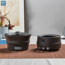 Teapot Candle Holder Base Warmer Base Ceramic Japanese Style Insulation Base Coffee Milk Warmer Tea Stove Warm Tea Hot Heating 2024 - buy cheap