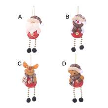 Adornos de árbol de Navidad regalo Santa Claus muñeco de Reno de juguete cuelga decoración árbol de Navidad colgantes adornos Decoración 2024 - compra barato