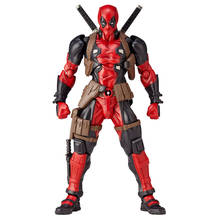 16CM Marvel Avengers Toy Deadpool Spiderman Wolverine Action Figure Dolls Boy PVC Anime Ornaments Model Toy for Children Gift 2024 - buy cheap