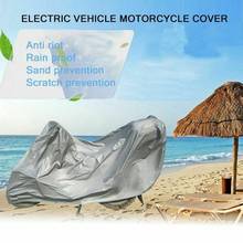 Capa protetora para motocicleta, impermeável, proteção solar contra chuva e poeira, raios uv, scooter, bicicleta, ambiente externo 2024 - compre barato