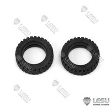 Pneus de roda traseira dianteira 1 par para 1/14 lesu rc empilhadeira modelo peças de carro faça você mesmo caminhão th167 14 2024 - compre barato