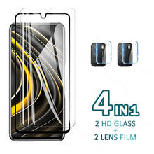 Full Cover Tempered Glass For Xiaomi Poco M3 Screen Protector Pocophone poko poxo pocco pocom3 M3 m 3 Camera Glass 6.53 inch 2024 - buy cheap
