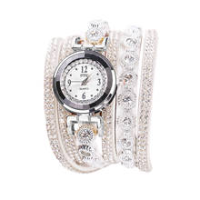 Маленький золотой браслет роскошные часы из нержавеющей стали Ретро Дамские Кварцевые наручные часы модные повседневные женские часы XQ 2024 - купить недорого
