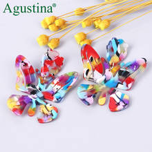 Agustina 2020 Women Butterfly Earrings Fashion Jewelry Animal Earrings Girls Drop Earrings Cute Earring Boho Earings Wholesale 2024 - buy cheap