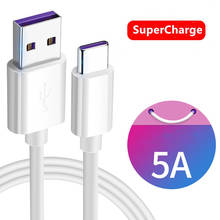 USB Type C Cable For Hua wei P30 P20 Pro lite Mate20 10 Pro P10 Plus lite USB 5A Supercharge Super Charger Cable 2024 - buy cheap