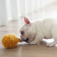 Cão de pelúcia brinquedos para cão filhote de cachorro mastigar brinquedo pequeno médio cães brinquedo frango rangido animal de estimação som cães suprimentos buldogue francês peluche 2024 - compre barato