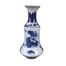 Chinese Old Porcelain Blue And White Flower And Bird Vase 2024 - buy cheap