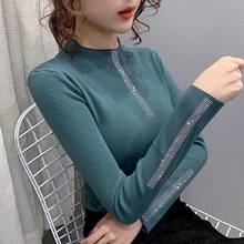 Women Seamless Long Sleeve Half Zip Sweatshirt Thin Shirts Crop Casual Top T-Shirt Fitted Gym Running Outfits Clothes 2024 - buy cheap